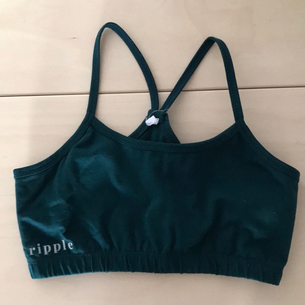 Ripple organic cotton sports bra NWOT